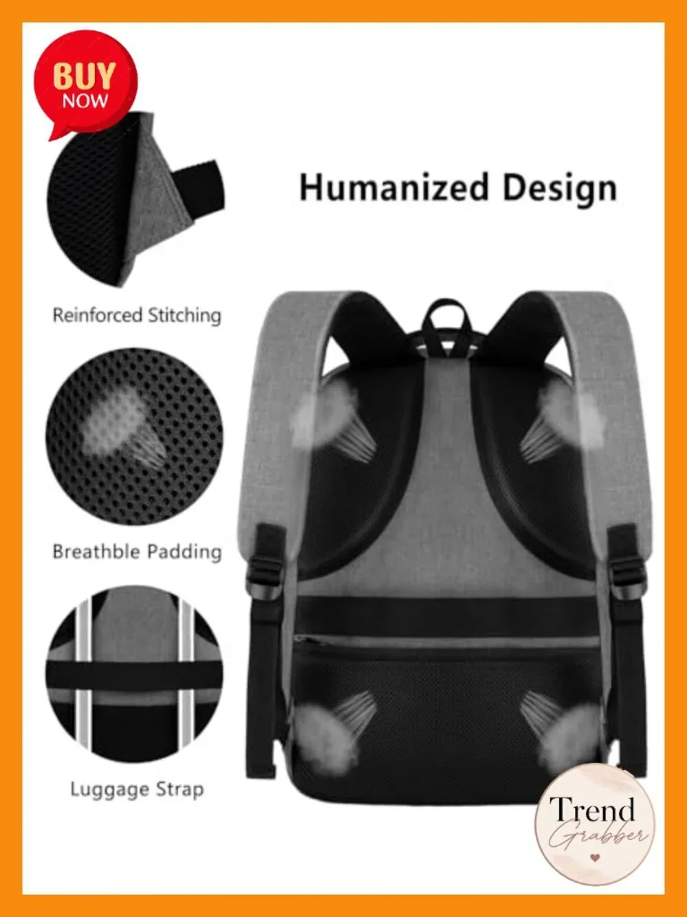 Anti Theft Laptop Backpack Fits 15.6 Inch, Travel School Bookbag for Men Women,
